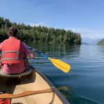 canoeing on Clearwater Lake